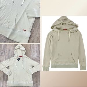 NWT N:Philanthropy Sicily Hooded Sweatshirt in Cream. Retail $178. Size Medium
